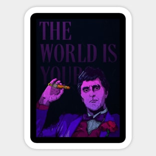 THE WORLD IS YOURS! Sticker